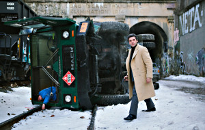 Oscar Isaac in una scena di 1981: Indagine a New York