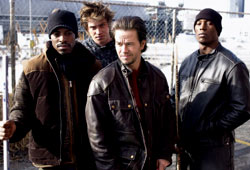 André Benjamin, Josh Cash, Mark Wahlberg, Tyrese Gibson in Four Brothers