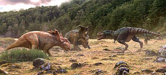 Una scena di A spasso con i dinosauri