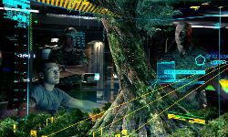 Sam Worthington e Stephen Lang in Avatar