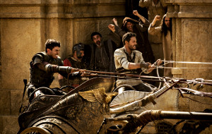 Tony Kebbell e Jack Huston in una scena di Ben-Hur