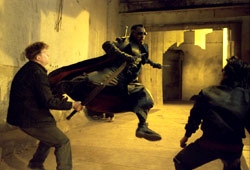 Wesley Snipes in una scena di Blade 2