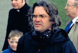 Il regista Paul Greengrass sul set di Bloody Sunday