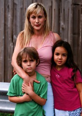 Patricia Arquette, Ellar Coltrane e Lorelei Linklater in Boyhood