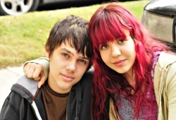 Ellar Coltrane e Lorelei Linklater in Boyhood