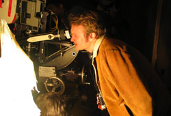 Il regista Rian Johnson