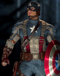 Una scena di Captain America