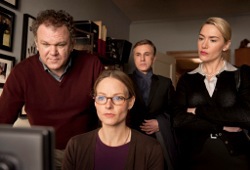 John C. Reilly, Jodie Foster, Christoph Waltz e Kate Winslet in Carnage