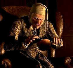 Jim Carrey in A Christmas Carol