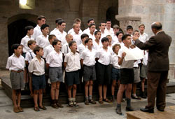 Una scena di Les Choristes - I Ragazzi del Coro