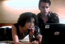 Maggie Cheung e James Johnston