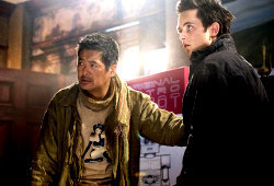 Chow Yun-Fat e Justin Chatwin in Dragonball Evolution