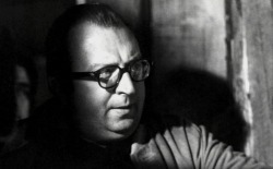 Il regista Sergio Leone