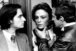Jean-Pierre Leaud, Jacqueline Bisset e François Truffaut in Effetti notte