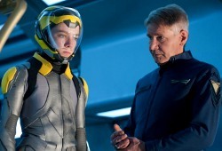 Asa Butterfield e Harrison Ford in Ender's Game