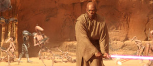 Samuel L. Jackson in Star Wars - L'attacco dei cloni