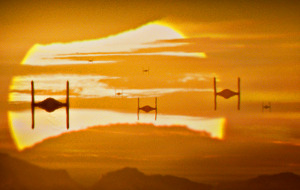 Una scena di Star Wars - Il risveglio della Forza