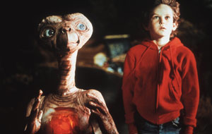 E.T. e Henry Thomas in E.T. L'extra-terrestre