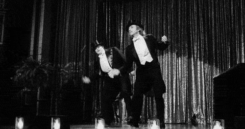 Gene Wilder e Peter Boyle in una scena si Frankenstein Junior