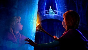 Anna guarda verso Elsa