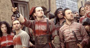 Leonardo DiCaprio in una scena di Gangs of New York