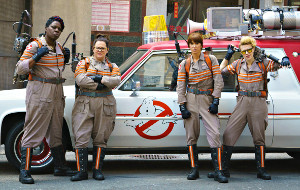 Leslie Jones, Melissa McCarthy, Kristen Wiig e Kate McKinnon in Ghostbusters