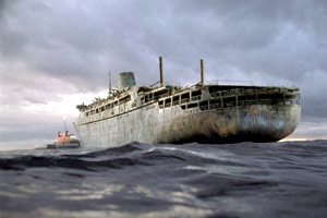 Una scena di Nave fantasma