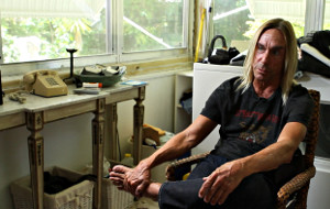 Iggy Pop durante l'intervista per Gimme Danger