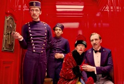 Una scena di Grand Budapest Hotel