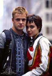 Johnny Lee Miller e Angelina Jolie in Hackers