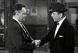 Rod Steiger e Humphrey Bogart in Il colosso d'argilla