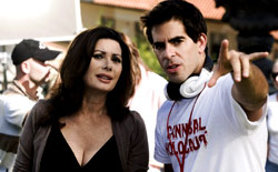 Edwige Fenech e il regista Eli Roth