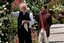 Donald Sutherland e Wes Bentley in Hunger Games