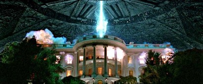 Una scena di Independence Day