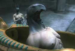 Horus in una scena di Immortal Ad Vitam