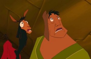 L'imperatore Kuzco e Pacha in Le follie dell'imperatore