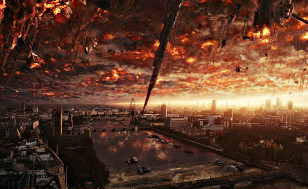 Londra in una scena di Independence Day - Rigenerazione