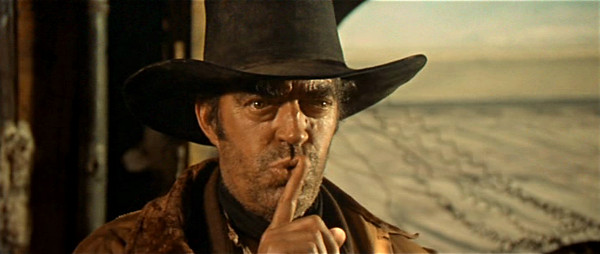 Primo piano di Jack Elam in C'era una volta il west