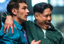 James Franco e Randall Park in The Interview