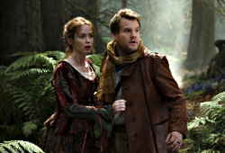 Emily Blunt e James Corden in Into the Woods