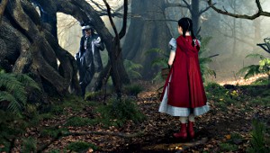 Johnny Depp e Lilla Crawford in una scena di Into the Woods