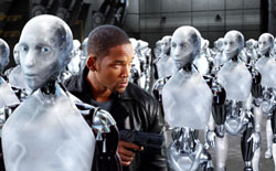 Will Smith in Io, robot