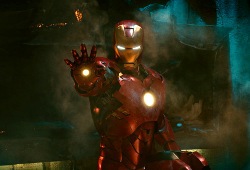 Robert Downey Jr in una scena di Iron Man 2