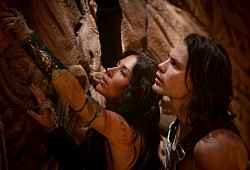 Lynn Collins e Taylor Kitsch in John Carter