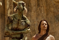 Taylor Kitsch in una scena di John Carter