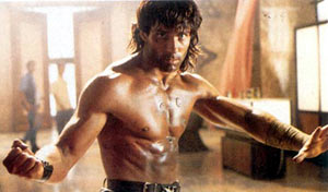 Gary Daniels in un'immagine pubblicitaria di Fist of the North Star