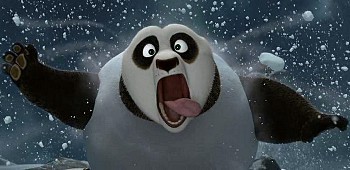 Po in una scena di Kung Fu Panda 2