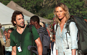 Javier Bardem e Charlize Theron in Il tuo ultimo sguardo