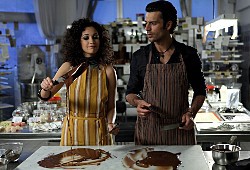 Nabiha Akkari e Luca Argentero in Lezioni di cioccolato 2