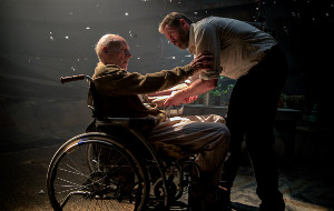 Patrick Stewart e Hugh Jackman in Logan - The Wolverine
